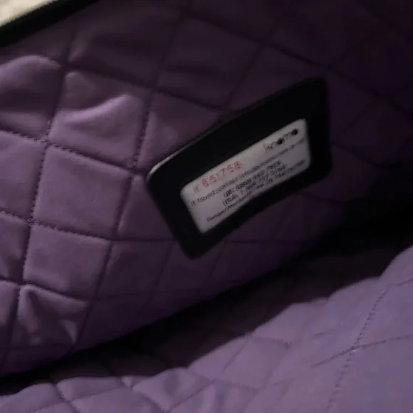 NWOT Knomo Laptop Bag Quilted - Picture 4 of 9